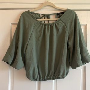 Stylive green cute spring summer top boutique large